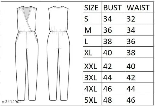 Black polka dot print crepe jumpsuit for women's casual wear, XL size, India origin