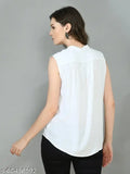 Rayon sleeveless 6015 TOP, casual style for office or everyday wear, 100% rayon for skin-friendly comfort