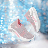 Synthetic print Mukanda kids shoes, trendy & stylish, slip-on design for girls aged 4-12 years, India origin