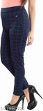 Trendy women's checked lycra slim fit jeggings (pack of 2), available in multiple sizes from 24-Free size
