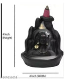 Resin Adiyogi Mahadev Shiv Shankara combo with free 201 cones idols, ideal for home decor or gifting