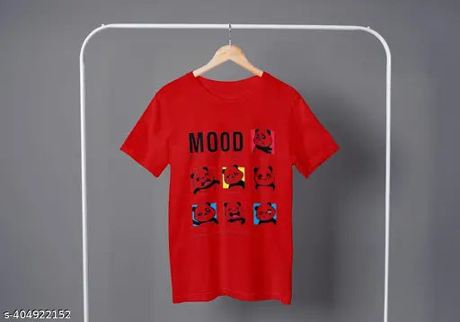 Cotton oversized t-shirt for women, printed net pattern, short sleeves, India origin