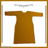 Woolen embroidery kurti, three-quarter sleeves, intricate embroidery on premium wool fabric - Indian ethnic winter wear with flattering silhouette for versatile styling