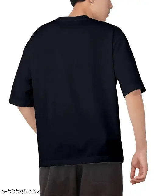 Chillme skull mid finger printed round neck cotton T-shirt for men, 100% premium cotton, perfect casual wear, India origin