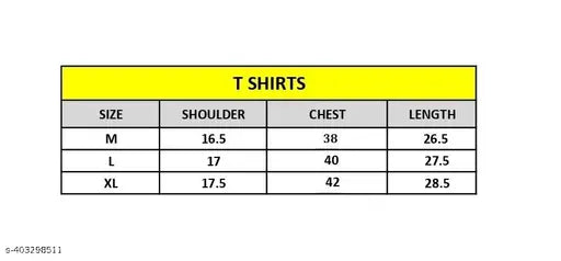 Elegant printed half sleeve polyester t-shirt in inspiring quote for men, made in India (M 38in x 26.5in, L 40in x 27.5in, XL 42in x 28.5in)