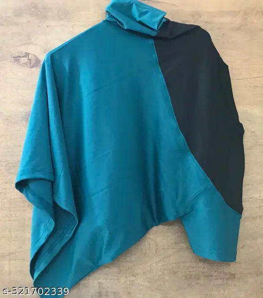 Colorblocked lycra round neck sport t-shirt, short sleeves, size L (chest 40in, length 28in), made in India