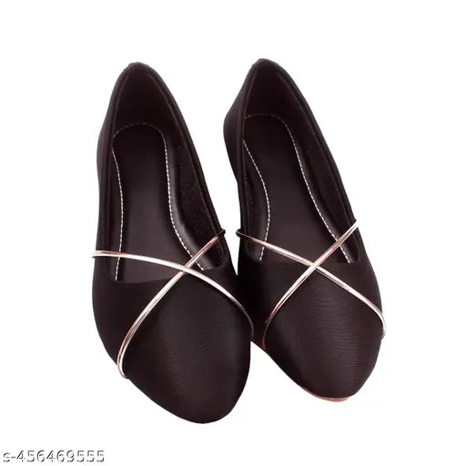 Synthetic ballerina heels by Sanu Footwear - graceful closed back design for women's IND-4 to IND-9 sizes (India)