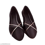Synthetic ballerina heels by Sanu Footwear - graceful closed back design for women's IND-4 to IND-9 sizes (India)