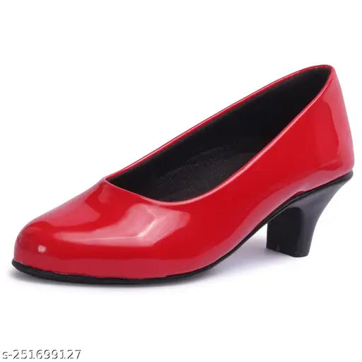 Synthetic ballerinas - GillkartMO35-Red, durable and comfortable women's shoes for fashionable everyday wear (India)