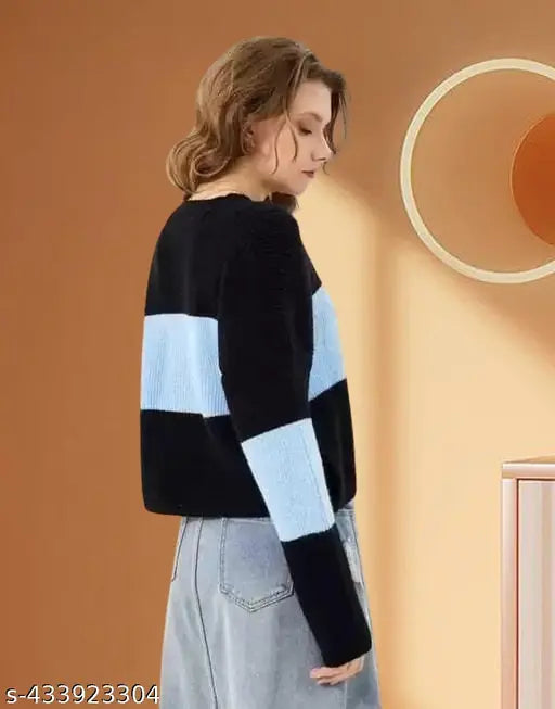 Cotton oversize t-shirt, women's black and white colorblocked top, perfect for monsoon collection, fancy party wear, loose fit