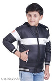 Waterproof boys jacket for party wear and winter, made of polyester. Solid design, long sleeves. Sizes available: 2-3Y (30in/18in), 3-4Y (30in/18in), 4-5Y (32in/20in), 5-6Y (32in/20in), 10-11Y (36in/23in), 11-12Y (36in/23in). Made in India