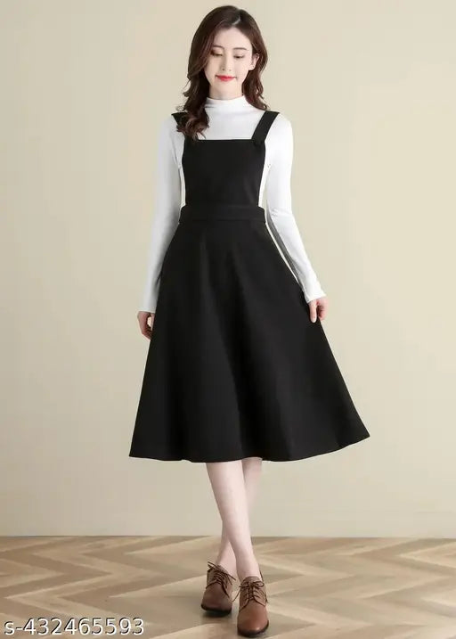 Bhutaiya sleeveless two-piece western dress set, solid net material, sizes XS to XL, India-origin fashion wear