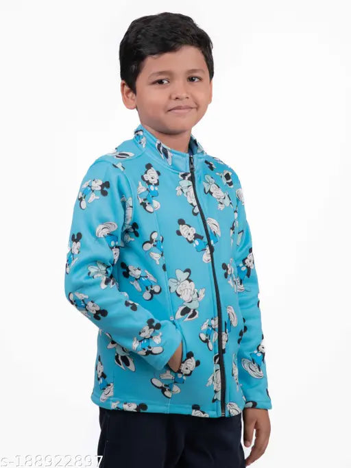 Long-sleeved printed net Chombooka Kids Warm Jacket, vibrant California spirit – Aadhya Creations