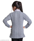 Red premium wool cardigan with celery print, suitable for 5-8 year old girls, soft to touch and stylish