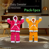 Lush wool sweater pajama for baby boys and girls. Soft, durable, and stylish, perfect for your kids' shelves in various sizes from 0-3 months to 18-24 months. Made in India