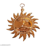 Vastu copper sun wall decor, 20cm x 22cm x 3cm, brings good luck, success & prosperity