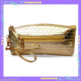 Solid net fabric women's clutch bag, perfect size for parties, multiple uses, high-quality silk and satin material
