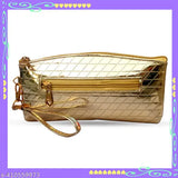 Solid net fabric women's clutch bag, perfect size for parties, multiple uses, high-quality silk and satin material