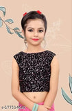 Indian Solid Embellished Net Saree for Baby Princess, ready-to-wear wedding and party wear