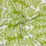 Soft cotton double bedsheets set, 180TC, 90x0.5x0.5 inches, 3 pieces, Rajasthani Jaipuri, multicolor