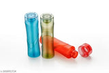 Multicolor PET water bottles, leak-proof, for school, college, office - set of 3, 1000ML each