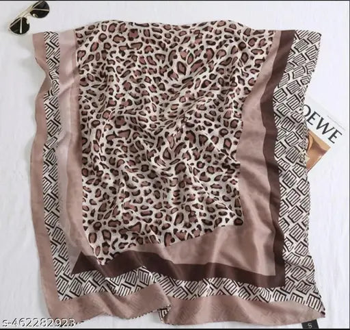 Big size, premium quality imported viscose print scarf/hijab/stole, free size, India origin