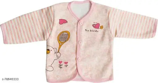 Wool newborn winter wear (0-3 months) set: 1 bib, 2 pajamas, 1 top, 1 cap, self-design animal pattern