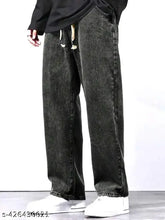 Oversized denim baggy black blast - classic men's jeans, solid net, size 34 from India