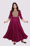 Viscose Rayon Anarkali Kurti for Women & Girls - Festive/Casual wear in S-6XL. Elegant Indian party attire