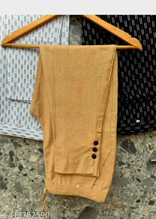 Colorblocked cotton blend pants, set of 3 - versatile, chic, fashion-forward womens trousers