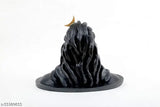 Goldiluxe Adiyogi Shiva statue, handcrafted marble dust idol for home decor & car dash board, 12cm