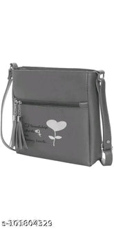 PU sling bags, solid net, two compartments, free size, made in India