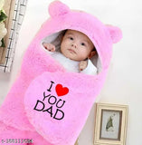 Microfiber hooded baby blanket, soft & warm for mild winter or AC room, AAKRITI embroidered design, pack of 1 pc