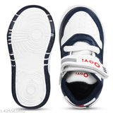 Synthetic sport running shoes for boys in lightweight design, perfect for all-day casual wear and active play, featuring memory foam insoles and velcro fastening