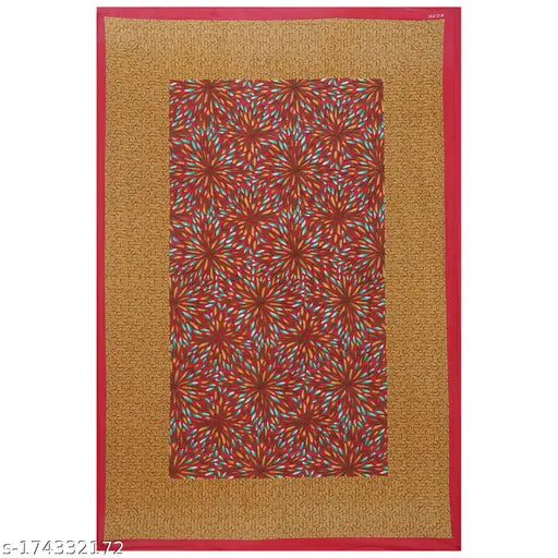 Floral print cotton single bed sheet with pillow covers, vibrant floral design on fitted sheets, made in India