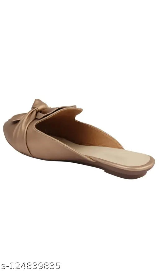 Leather slippers: lightweight, comfortable, trendy sandals with 2.5" heel for women's casual, work, travel, or party wear, featuring open back design and soft footbed