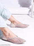 Stylish synthetic embellished ballerinas for women and girls, stone jutti - India (Sultan)