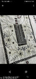 Cotton kurti pant with three-quarter sleeves, printed net, palazzo bottoms - Indian cotton kurta set and bottomwear in M, L, XL, XXL sizes