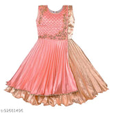 Silver craft grey net knee-length dress for little ones, flowing skirt, perfect for special occasions