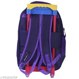 Multicolor waterproof school trolley bag (40L, 18 inches), polyester net with three compartments for kids