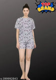 Printed cotton night suits for women, set of 2, perfect for a cozy sleep