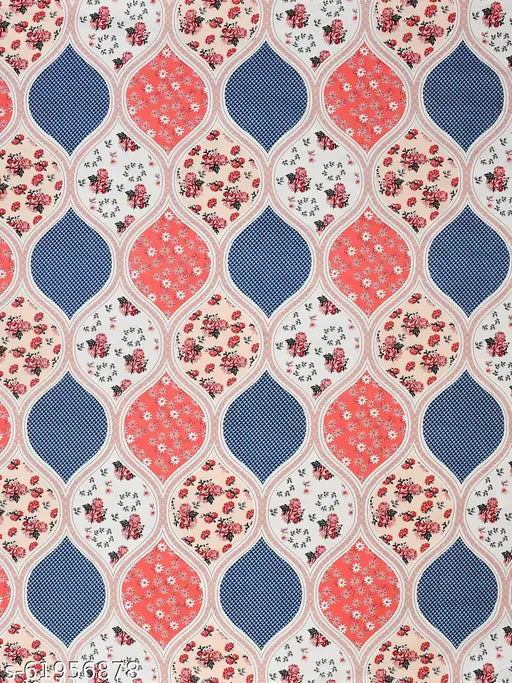 Pink floral printed 280 TC Glace cotton double bedsheet with pillow covers by Belvostum Homes, India