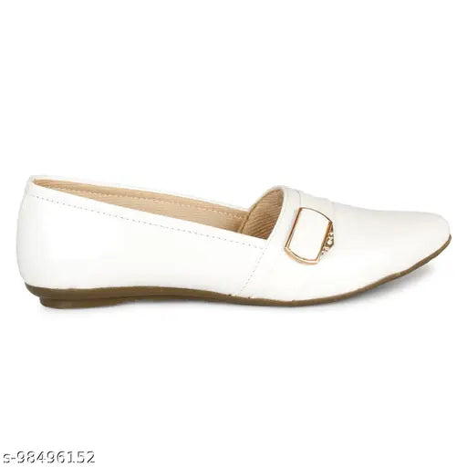 Indian patent leather flat pointed shoes for women and girls, solid style for casual, party, or formal wear
