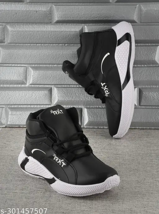 Boys mesh running shoes with PVC sole, lace-up closure. Lightweight, comfortable, slip-resistant, and durable. Ideal for daily wear and various activities including jogging, hiking, and parties. Perfect footwear for boys aged 7-8, 8-9, or 9-10 years old. Made in India