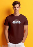 Men's printed cotton round neck half sleeve white t-shirts (2xl), versatile, comfortable wardrobe addition
