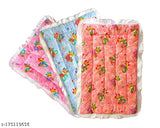 Multicolored Newborn Baby Cotton Godari Cradle Bed Pack of 3. Soft, washable, and lightweight baby bedding for 0-12 months, with cotton filling for proper support