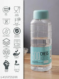 Transparent BPA-free PET water bottle, compact and portable for office, school, and travel (500 ml)
