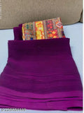 Striped satin silk Zometo Ultra digital print blouse, single free size, Indian-made georgette saree fabric