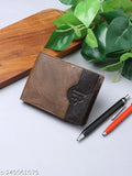 Faux leather slim cardholder wallet for men, solid color, perfect gift option, A-grade quality, India origin
