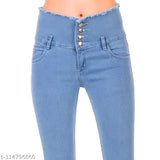 Women's printed net denim fuchsia jeans - size 28, 30, 32, or 34